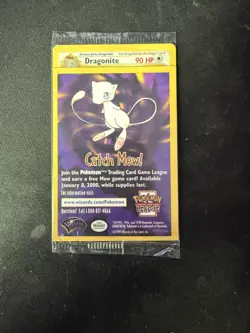 Dragonite 1999 Pokemon WB First Movie Black Star Promo WOTC #5 Sealed - Image 1