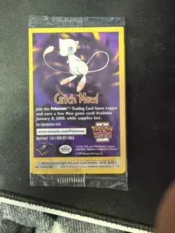 Dragonite 1999 Pokemon WB First Movie Black Star Promo WOTC #5 Sealed - Image 2