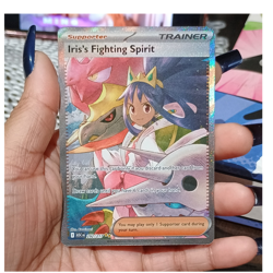 Pokemon Iris's Fighting Spirit 292/217 Astral Radiance Secret Rare Full Art Holo - Image 1