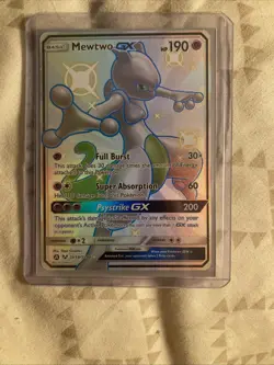 Carte Pokemon mewtwo gx sv59/sv94 hidden fates Shiny / NM English - Image 2