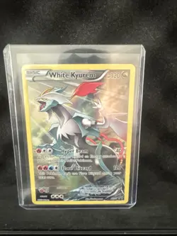Pokemon TCG White Kyurem GX Dragon Majesty Xy 81 Full Art Promo NM - Image 1