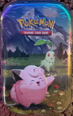 Pokemon TCG Lot Mega Lucario Poster Collection/ Meganium/Feraligatr ex/ Mini Tin - Image 5