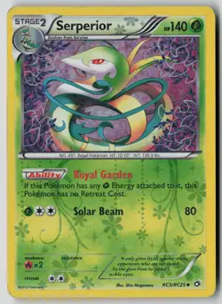 Serperior RC3/RC25 Holo Legendary Treasures: Radiant Collection Pokemon Holo HP - Image 1