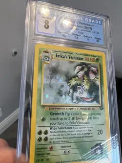 2000 Pokemon Gym Challenge - Erika’s Venusaur Unlimited Holo 4/132 - CGC 8 NM/M - Image 3