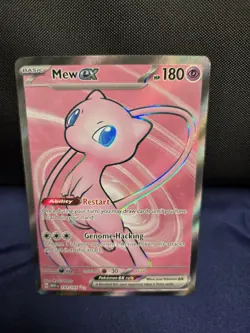 Pokemon TCG Mew EX 193/165 Scarlet & Violet 151 Ultra Rare English Edition - Image 1