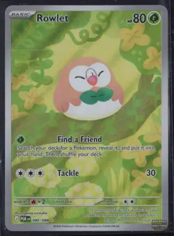 Rowlet 090/088 Holo Illustration Rare Perfect Order Pokemon NM/M - Image 1