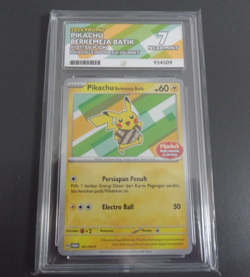 Pokemon Pikachu TCG Berkemeja Batik 2024 SV-P #101 Indonesia Ace 7 - Image 1