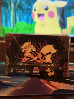 Pokemon World Championships 2025 Exclusive Double Deck Box - Arcanine SEALED - Image 1