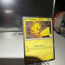 🌀Pikachu 051/162 2026 Pokemon Day Stamped Promo 30th Anniversary TCG swirl🌀 - Image 3
