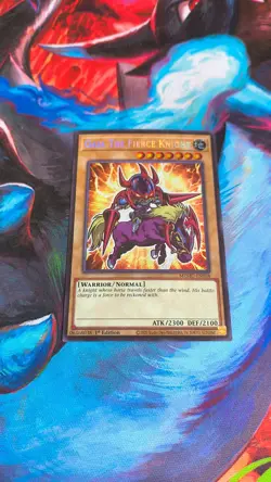 Yugioh Gaia The Fierce Knight MZMU-EN058 Secret Rare 1st Edition NM - Image 1