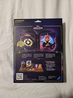Disney Lorcana TCG The First Chapter 10-Page Lorebook Card Portfolio EVIL QUEEN! - Image 2
