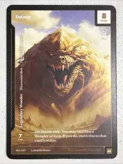 Wonders of The First Call Of The Stones Delator Mythic Legendary 014/402 - Image 1