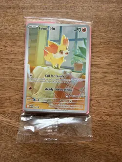 Pokemon Chaos Rising Fennekin Pokemon Center 080 Stamped Sealed Promo Card - Image 1