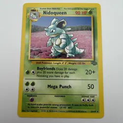 Pokemon TCG Nidoqueen 23/64 Jungle Non Holo Rare Vintage Card LP - Image 1