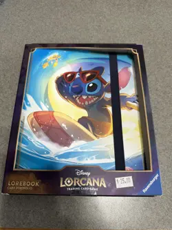 Disney Lorcana TCG Stitch Lorebook Card Portfolio Binder - Image 1