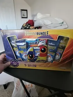 Pokemon Presstibundle 50+ Cards 5 Holo or Rare Guaranteed - Image 1