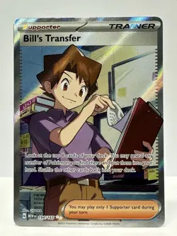 Pokemon Bill’s Transfer 151 Sv02 194/165 Ultra Rare Holo English Card - Image 1
