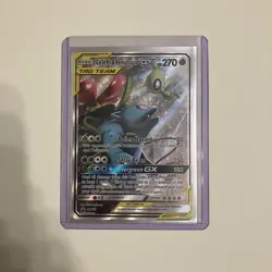Celebi & Venusaur GX TAG TEAM Promo Holo SM167 Pokemon TCG Card HP 270 - Image 1