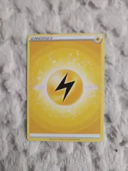 Authentic Pokemon Brand Energy Yellow Lightning Card 2022 Standard Set Piece - Image 1