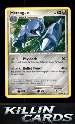 Metang (65) 65/146 Pokemon Uncommon Legends Awakened Card LP - Image 1