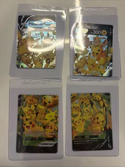ULTRA RARE Pikachu V-Union 4-Card Set Pokemon TCG SWSH139-142 Holo Promo - NM - Image 1