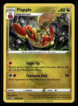 Flapple SWSH189 Holo SWSH: Sword & Shield Promo Cards NM - Image 1