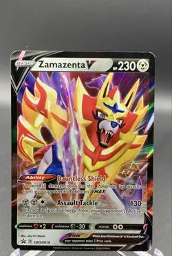 Zamazenta V SWSH019 SWSH: Sword & Shield Promo Cards Holo - Image 1