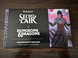 MTG Secret Lair x Dungeons & Dragons Shadowheart's Devotion (FOIL) Sealed - NEW - Image 1