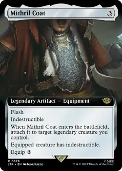 [1x] Mithril Coat - Extended Art Near Mint, English Lord of the Rings Extras MTG - Image 1