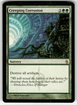 Creeping Corrosion 78 R Mirrodin Besieged NM Magic: The Gathering - Image 1