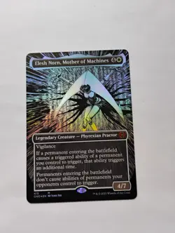 Elesh Norn, Mother of Machines Borderless Full Art Foil Junji Ito #415 - Image 1