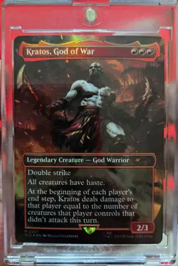 Magic The Gathering MTG Kratos, God of War (2207) Foil Mint English Secret Lair - Image 1