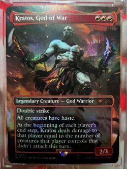 Magic The Gathering MTG Kratos, God of War (2207) Foil Mint English Secret Lair - Image 2