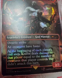 Magic The Gathering MTG Kratos, God of War (2207) Foil Mint English Secret Lair - Image 4