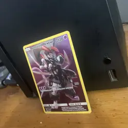 Pokemon Armored Mewtwo Full Art Promo Card SM228 LP Condition - Image 3