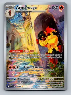 Pokemon TCG Armarouge Holo Illustration Rare SV01: Scarlet & Violet Base Set 203 - Image 1