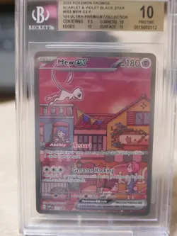 Pokemon Promos Mew EX 151 Ultra Premium Collection Black Star Beckett Grading 10 - Image 4