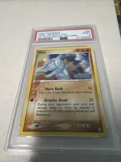 2004 POKEMON EX TEAM ROCKET RETURNS 69 ONIX-REVERSE FOIL PSA 9 MINT - Image 2
