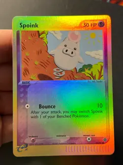 Spoink 73/97 EX Dragon Reverse Holo Pokemon Card Near Mint - - Image 5
