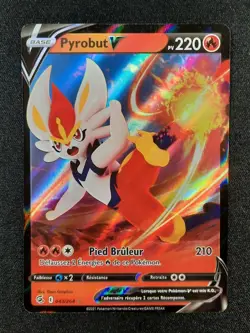 Carte Pokemon : Pyrobut V Ultra Rare 2021 Poing De Fusion 043/264 NM 🇲🇫 - Image 1