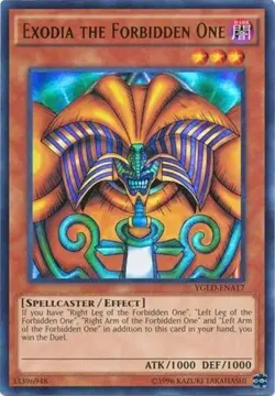 Yugioh! HP Exodia the Forbidden One - YGLD-ENA17 - Ultra Rare - Unlimited Editio - Image 1