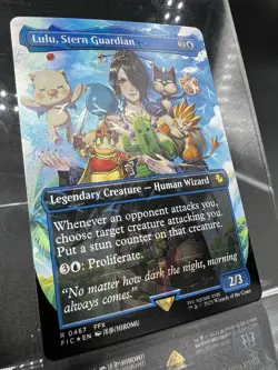 Lulu, Stern Guardian (Borderless) (Chocobo Track Foil) -Foil Near Mint MTG - Image 2