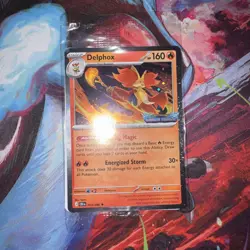 Pokemon Chaos Rising Delphox 013/086 Stamped Promo Card BestBuy Sealed - Image 1