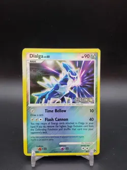 Dialga 16/106 Platinum Stamped Burger King Promo HP Pokemon Card - Image 1