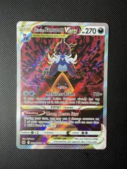 NM Hisuian Samurott VSTAR GG52/GG70 Crown Zenith Ultra Rare Pokemon Card - Image 1