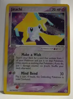 Pokemon Collectible Cards, Jirachi, Holo, 8/101, Hidden Legends, 2004 - Image 1