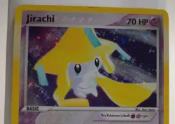 Pokemon Collectible Cards, Jirachi, Holo, 8/101, Hidden Legends, 2004 - Image 2