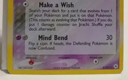 Pokemon Collectible Cards, Jirachi, Holo, 8/101, Hidden Legends, 2004 - Image 3