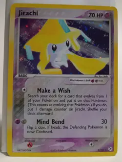 Pokemon Collectible Cards, Jirachi, Holo, 8/101, Hidden Legends, 2004 - Image 4