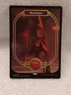 MTG Unsanctioned Mountain Land Full Art Foil #94 - Image 1